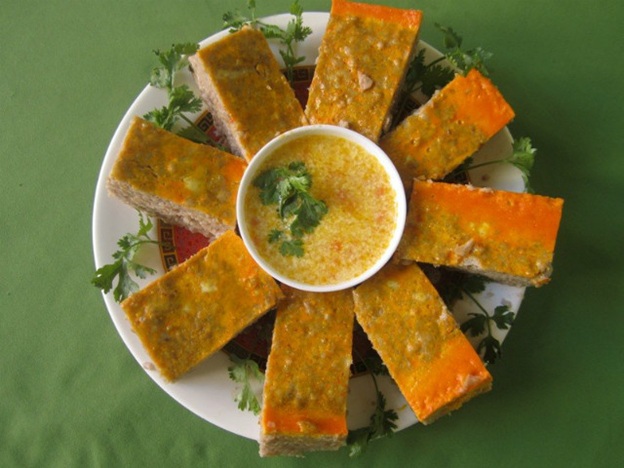 chả khoai hấp